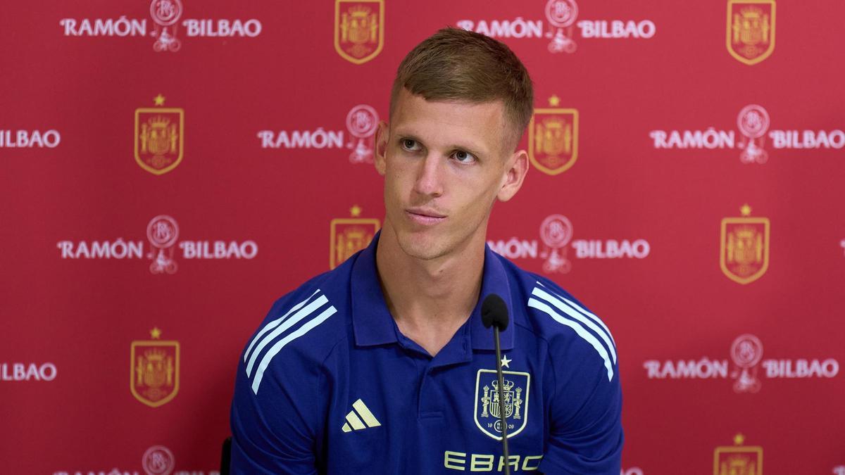 Dani Olmo participó en un acto de patrocinio el jueves con normalidad