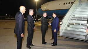 El secretario de Estado de Estados Unidos, Marco Rubio, a su llegada a Turquía