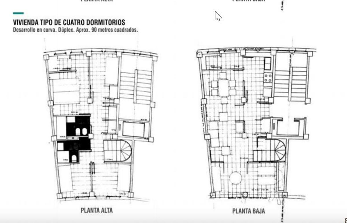 Plano de piso en El Ruedo