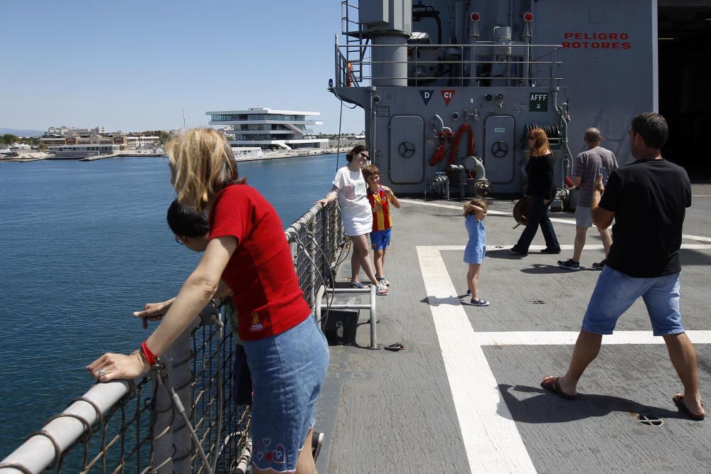 El buque de asalto anfibio 'Galicia' y el patrullero de altura 'Infanta Elena', por dentro