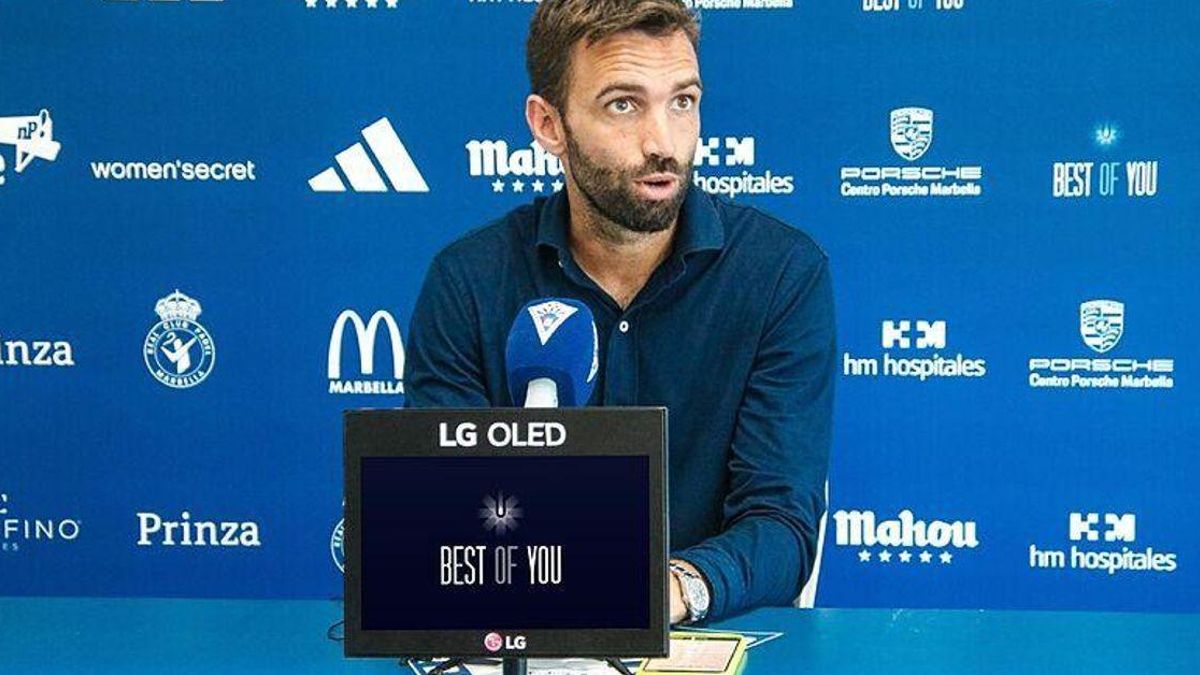 Fran Beltrán, en el Marbella.