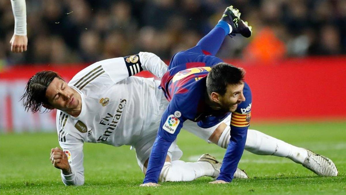 Sergio Ramos y Leo Messi, siempre protagonistas del clásico