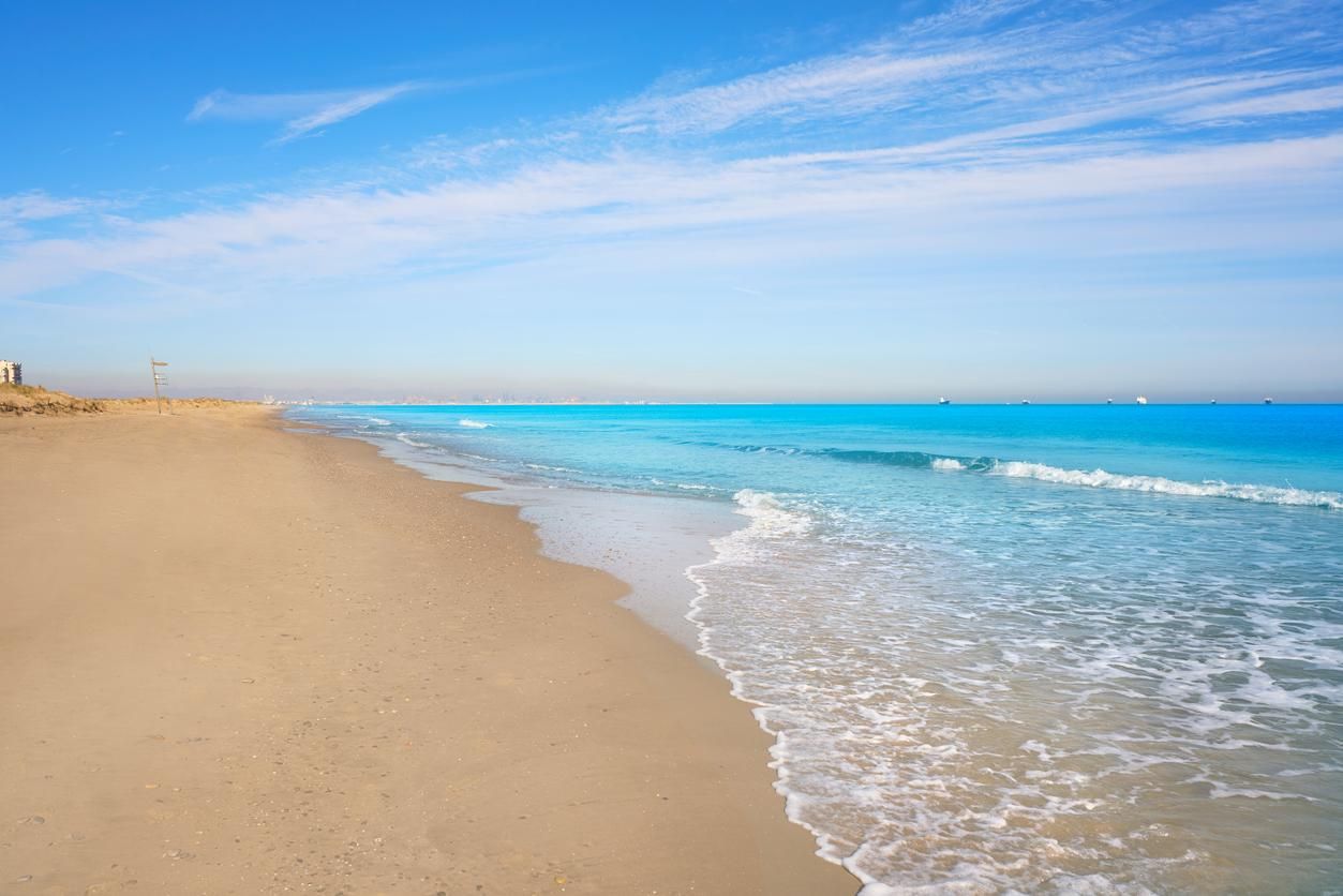 Playa del Saler, en Valencia.