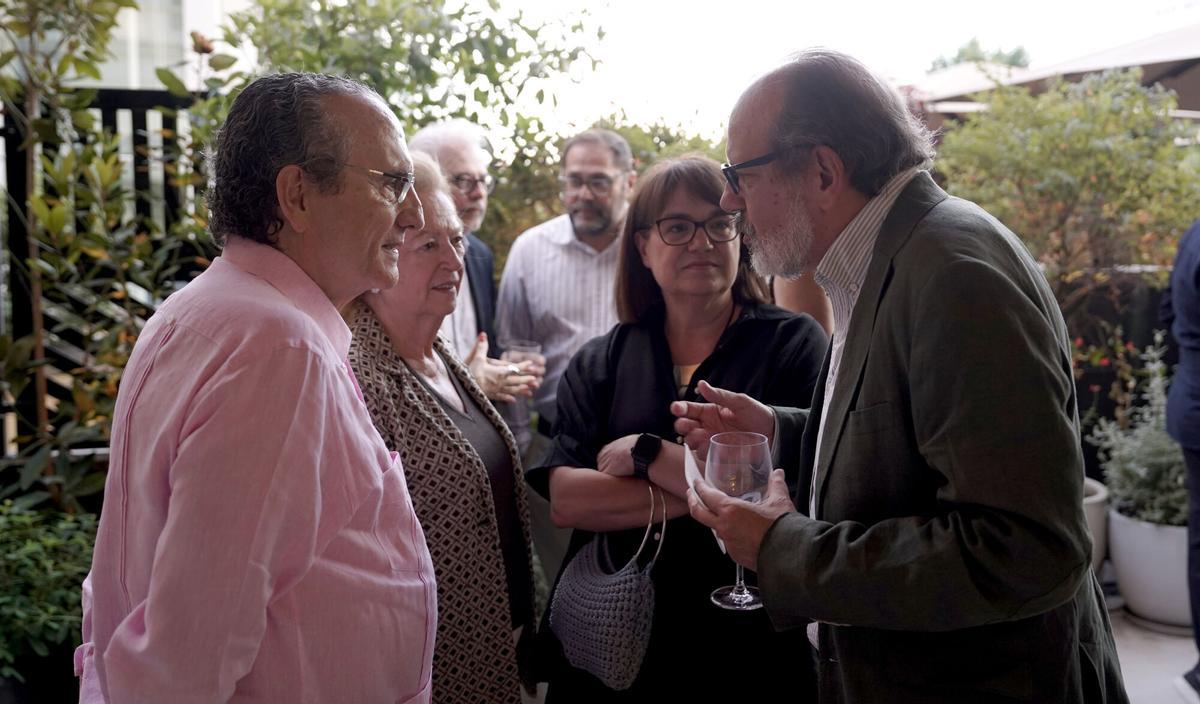 Javier Moll, presidente de Prensa Ibérica; Arantza Sarasola, vicepresidenta de Prensa Ibérica; Alicia Gil, directora de Eventos de El Español, y Fernando Rueda, escritor y periodista