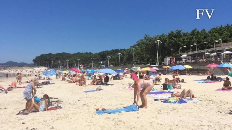 La ola de calor llega a Vigo