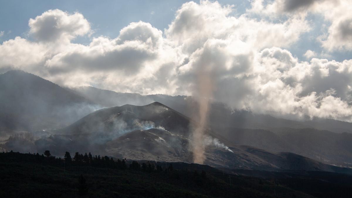 Una imagen del volcán de La Palma.