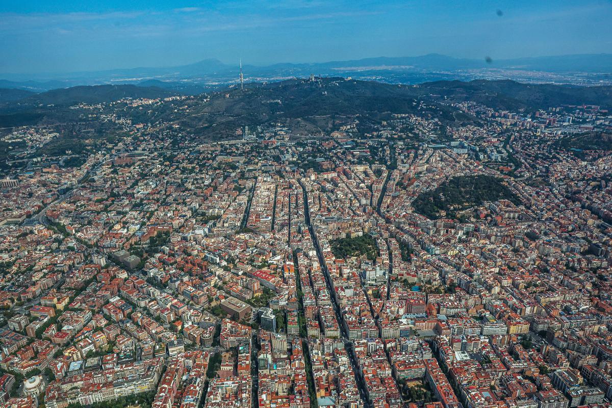 Las obras en Barcelona desde el aire