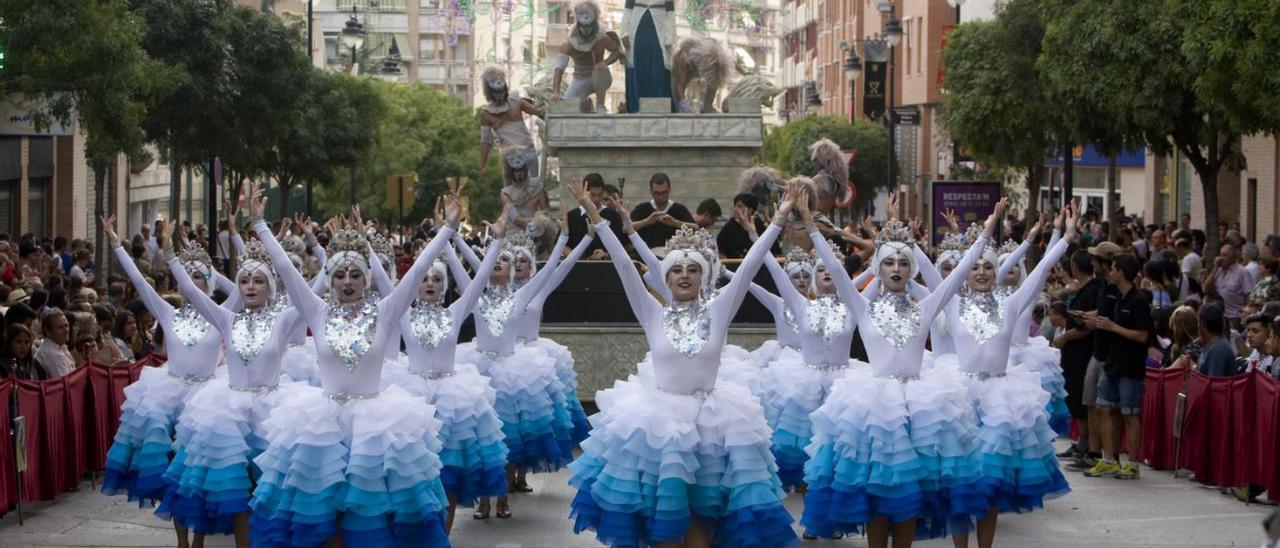 Un instante de la Entrada Cristiana de Ontinyent de 2017.  | PERALES IBORRA