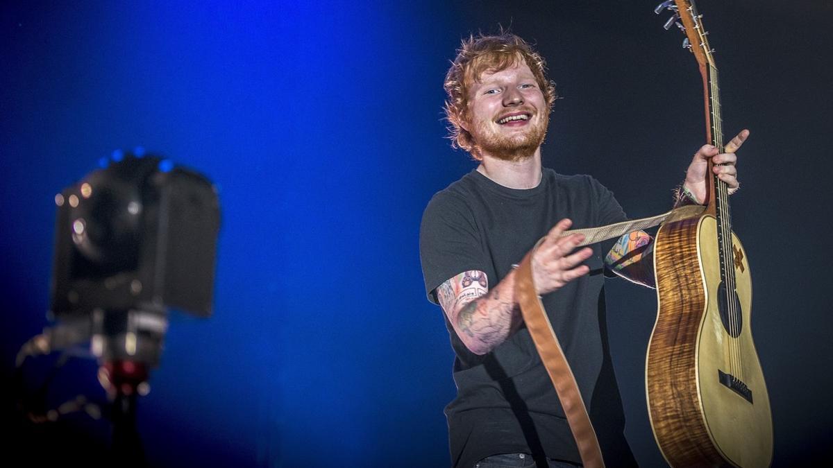 Ed Sheeran, en un concierto en el Sant Jordi Club de Barcelona