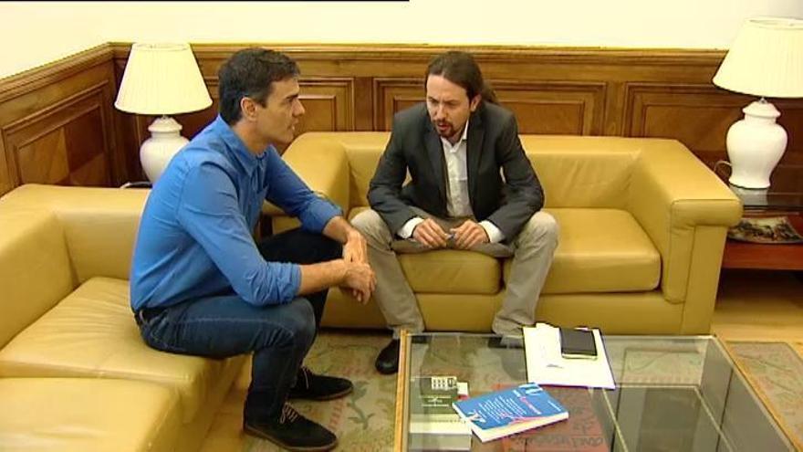 Encuentro Sánchez - Iglesias