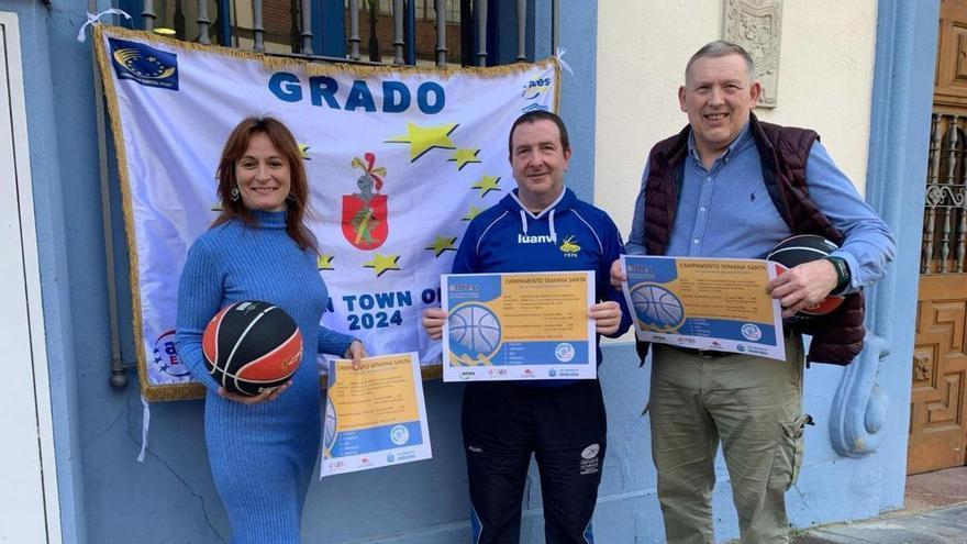 Semana Santa con baloncesto en Grado, que acoge un campamento para jóvenes de 6 a 17 años