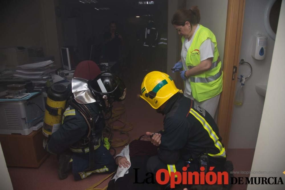 Simulacro de emergencia del Área IV de Salud