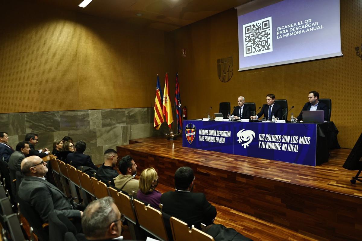 Sigue en directo la Junta General de Accionistas del Levante.