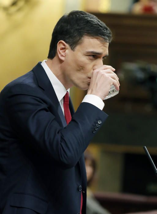 La investidura de Pedro Sánchez, en imágenes