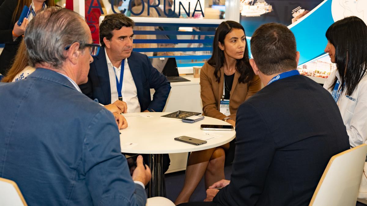 El presidente de la Autoridad Portuaria, Martín Fernández Prado, en la Seatrade Miami.