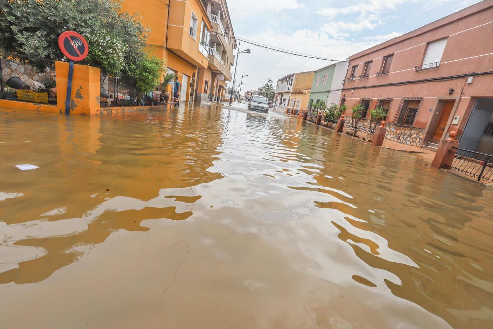 Esta pedanía oriolana ha sido de las más afectadas por las lluvias