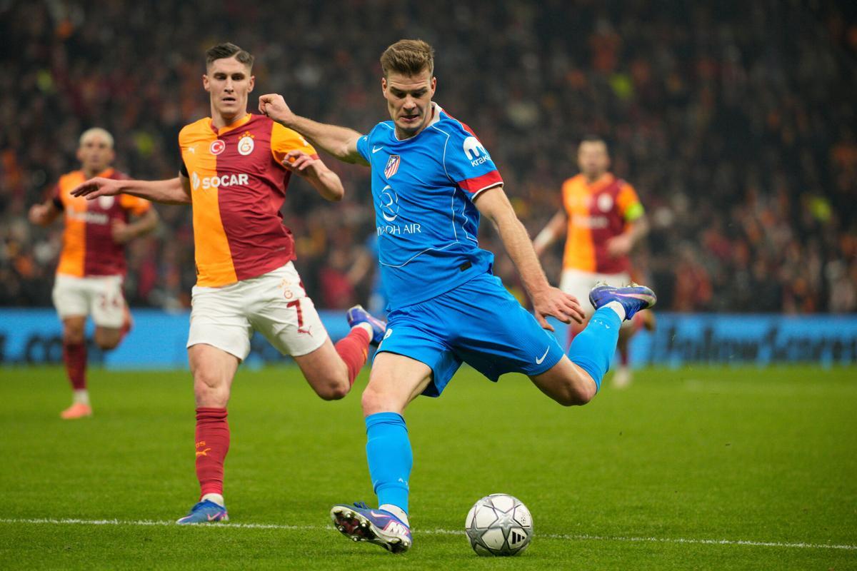 Champions: Galatasaray - Atlético de Madrid, en imágenes