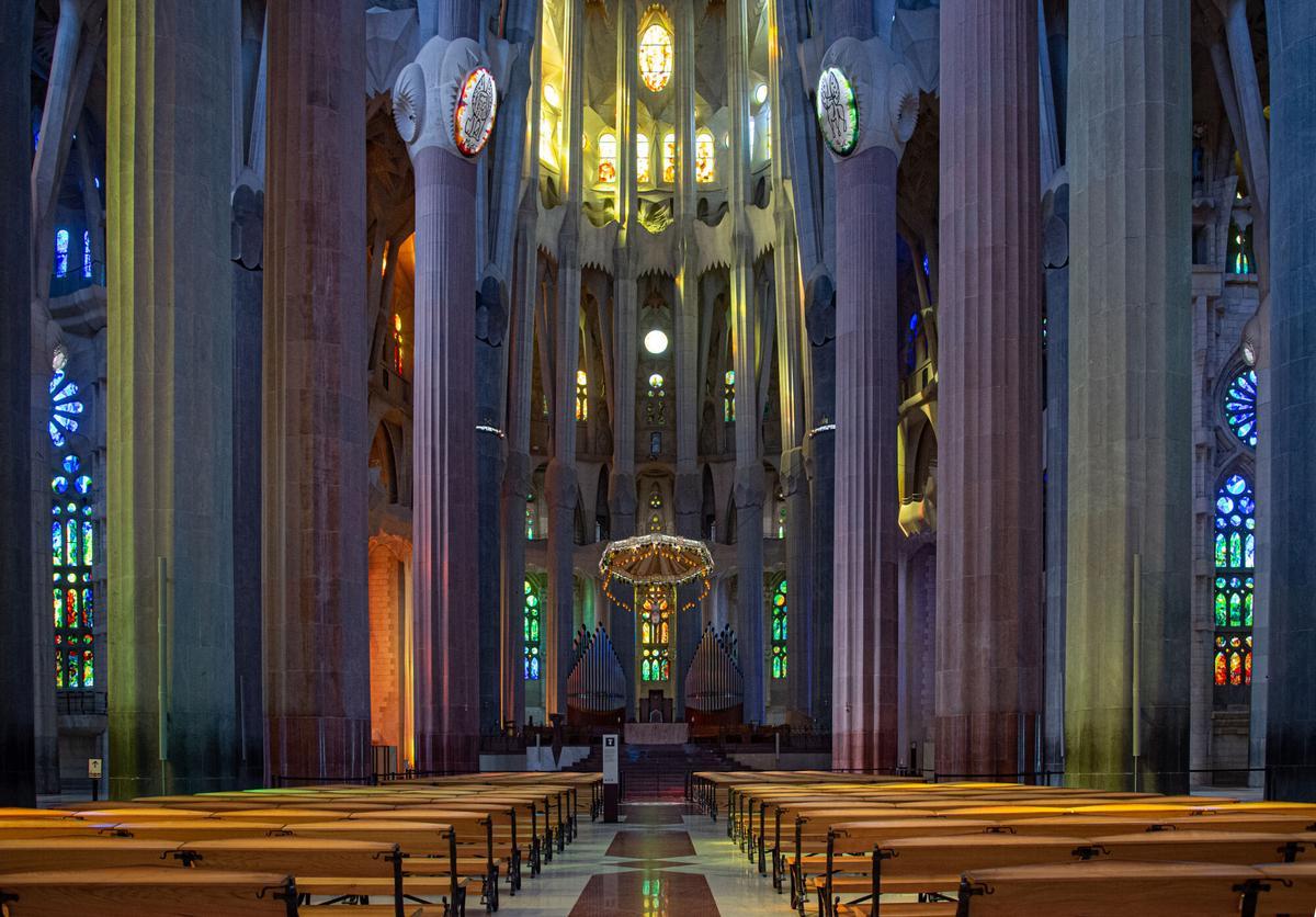 Interior de la Sagrada Família