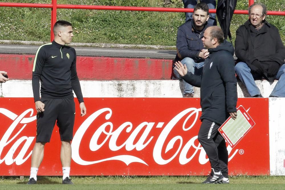 Entrenamiento del Sporting