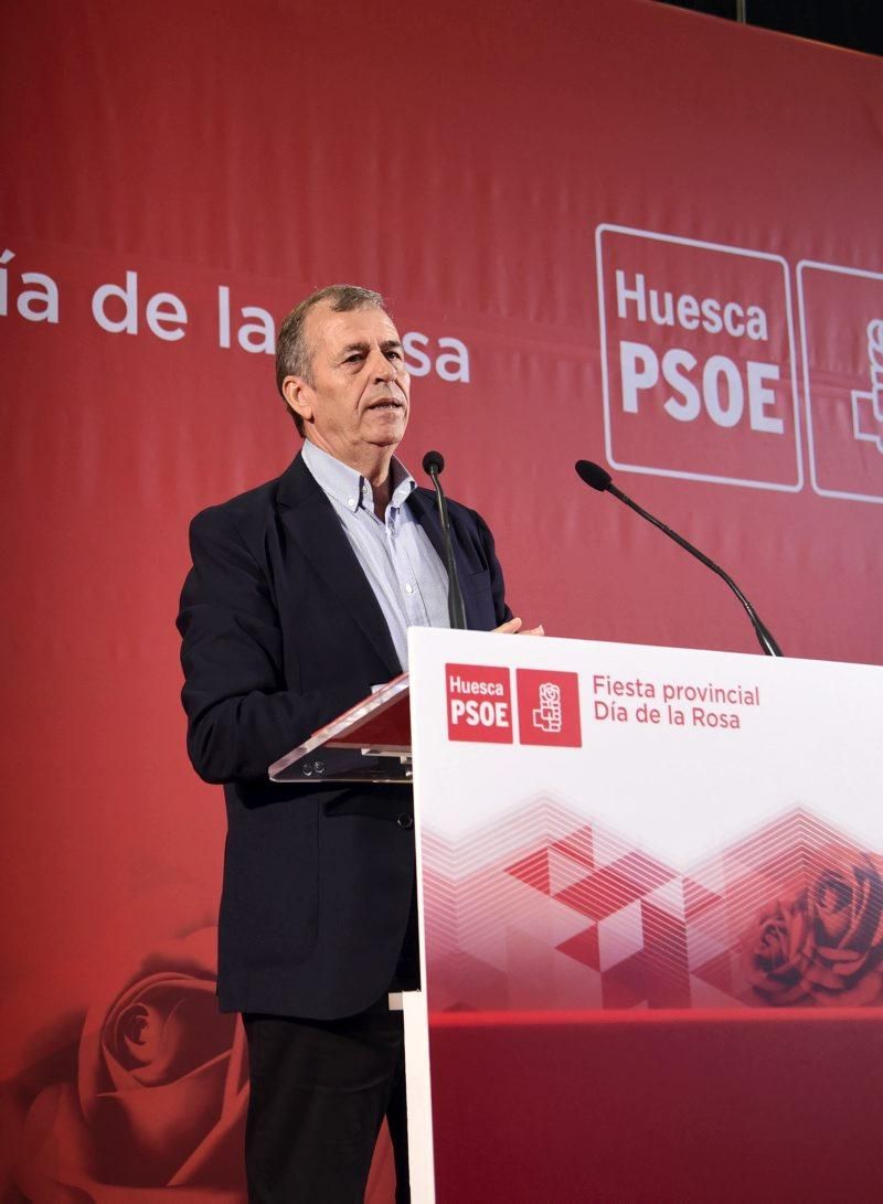 Pedro Sánchez celebra la Fiesta de la Rosa en Ayerbe