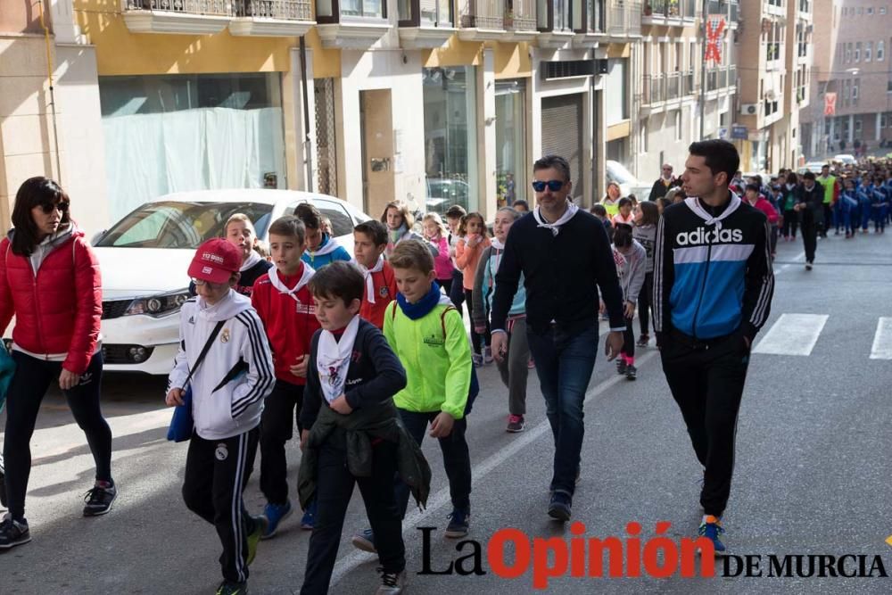 Marcha en el Día del Cáncer Infantil en Caravaca