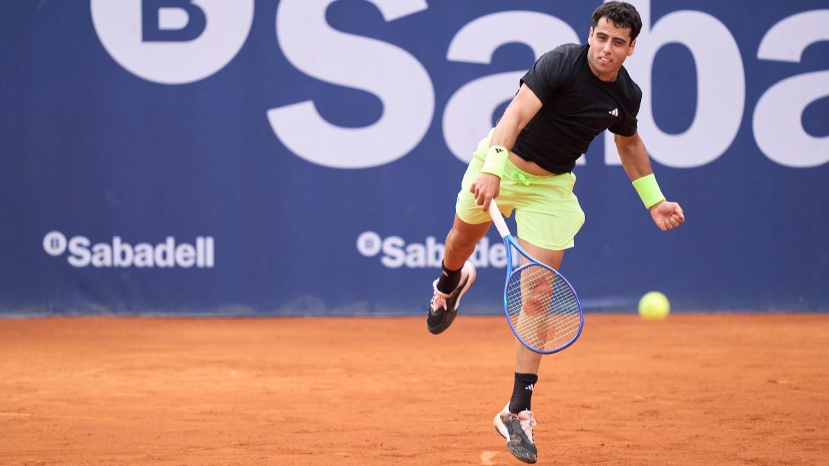 Jaume Munar, durante el partido