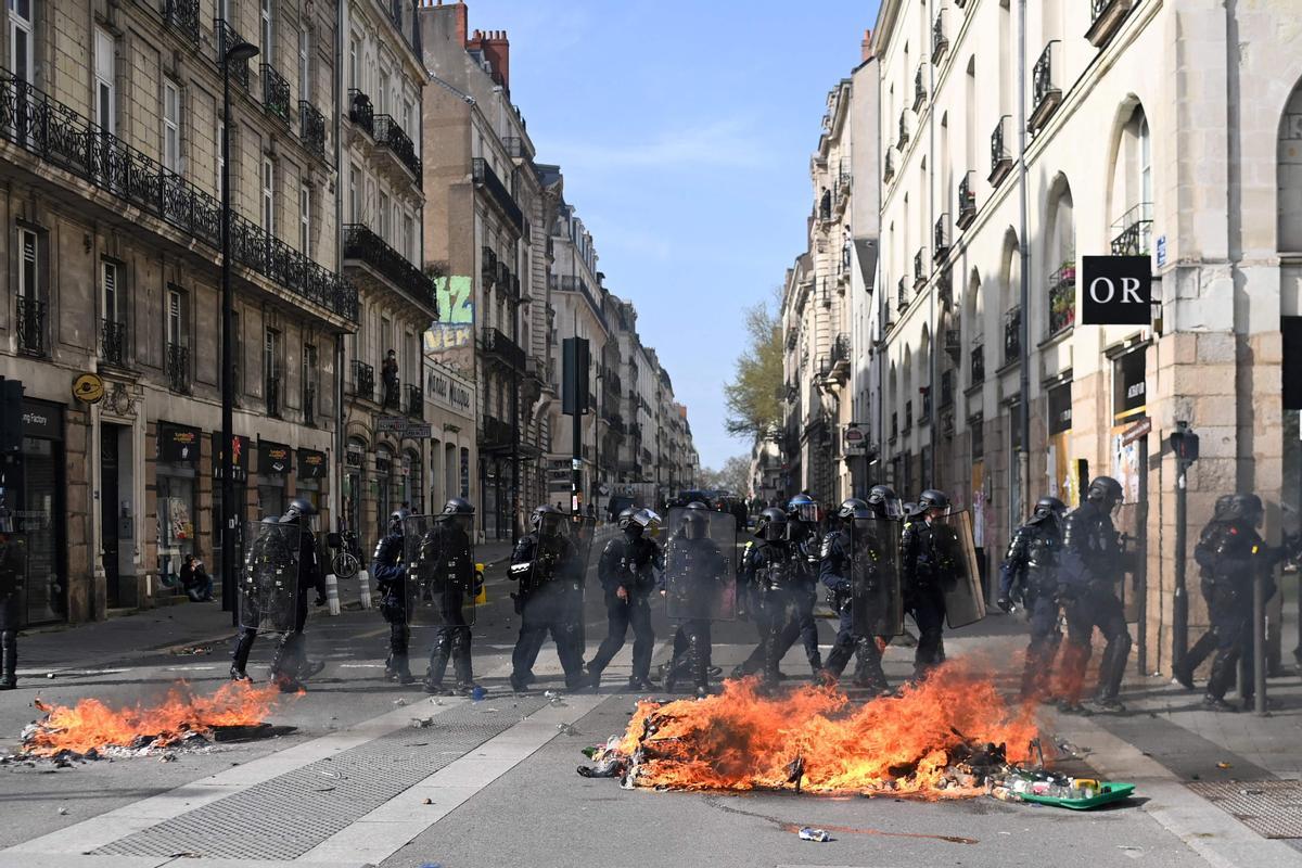 Despliege policial de máximos en Francia para la nueva jornada de protestas