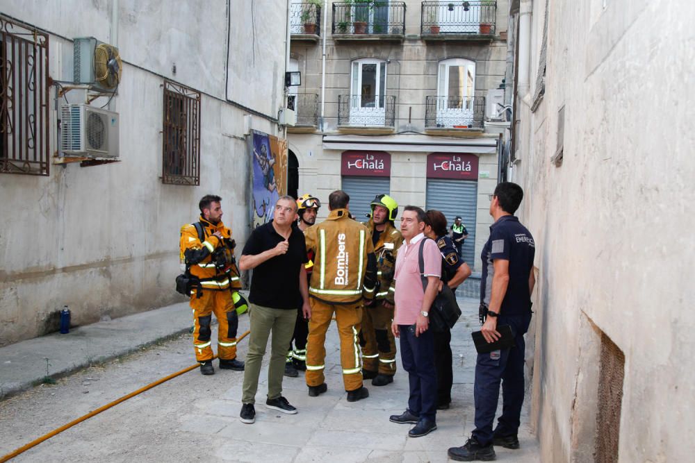 Incendio en el Teatro Principal de Alcoy.