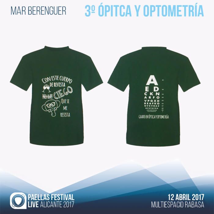 Camisetas para las Paellas 2017