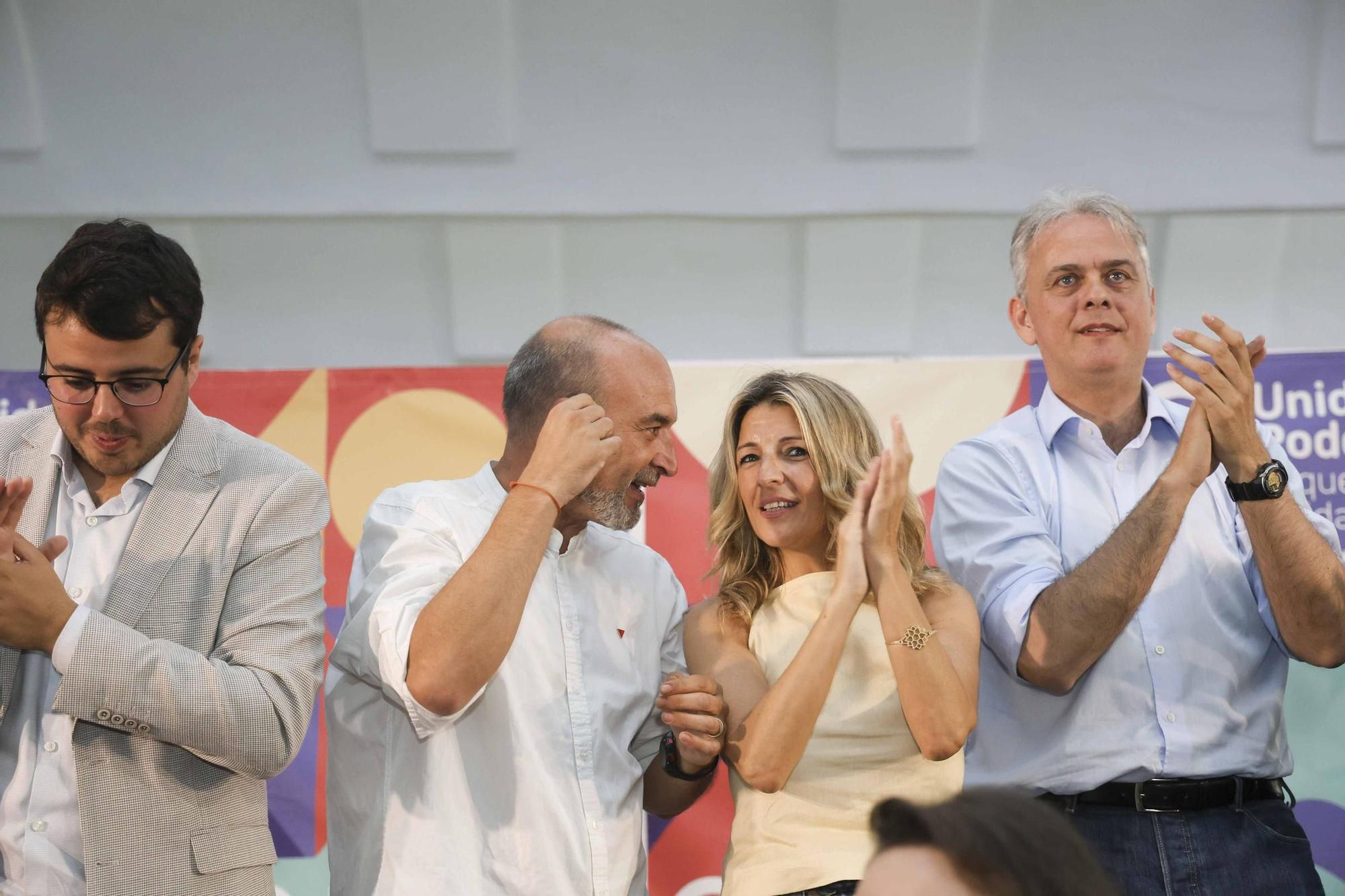 Yolanda Díaz hace campaña por Unides Podemos en Alicante