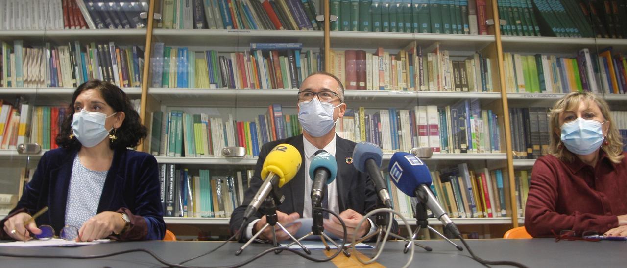 El consejero Pablo Fernández, durante la presentación.