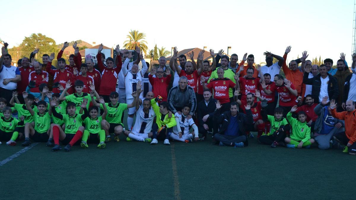 Imagen de la última jornada de la Liga de Super Fútbol 8 celebrada en el Cabezo de Torres.