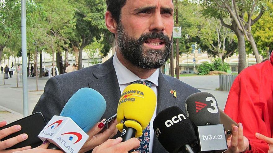 El president del Parlament, Roger Torrent