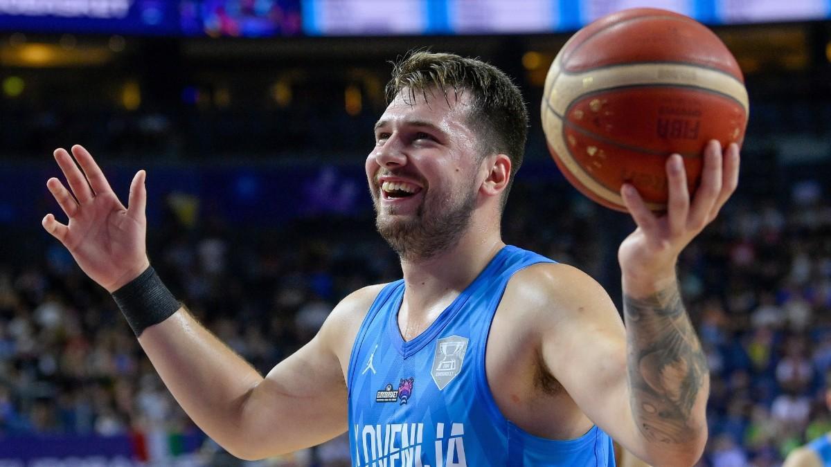 Luka Doncic, con Eslovenia en 2022