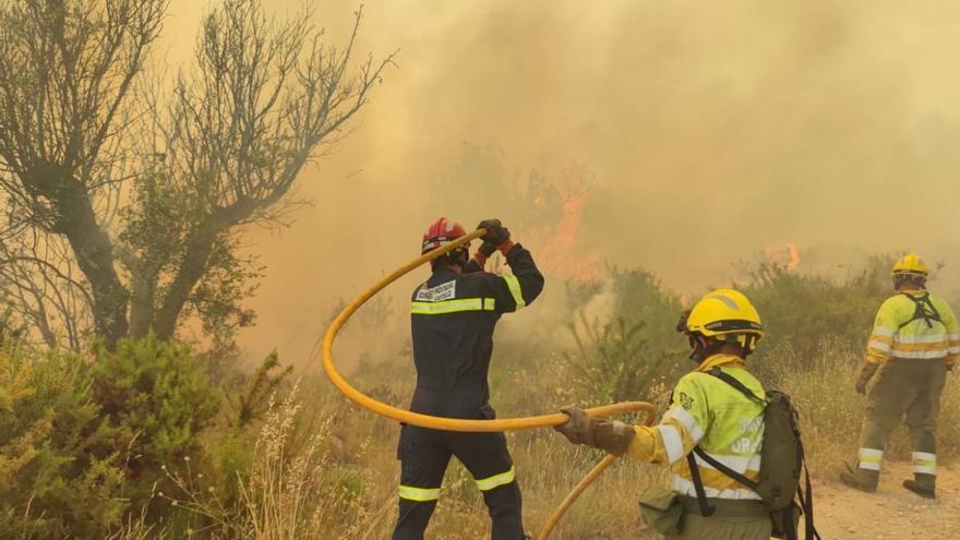 Se interrumpe la circulación de trenes entre Segorbe y Barracas por un incendio