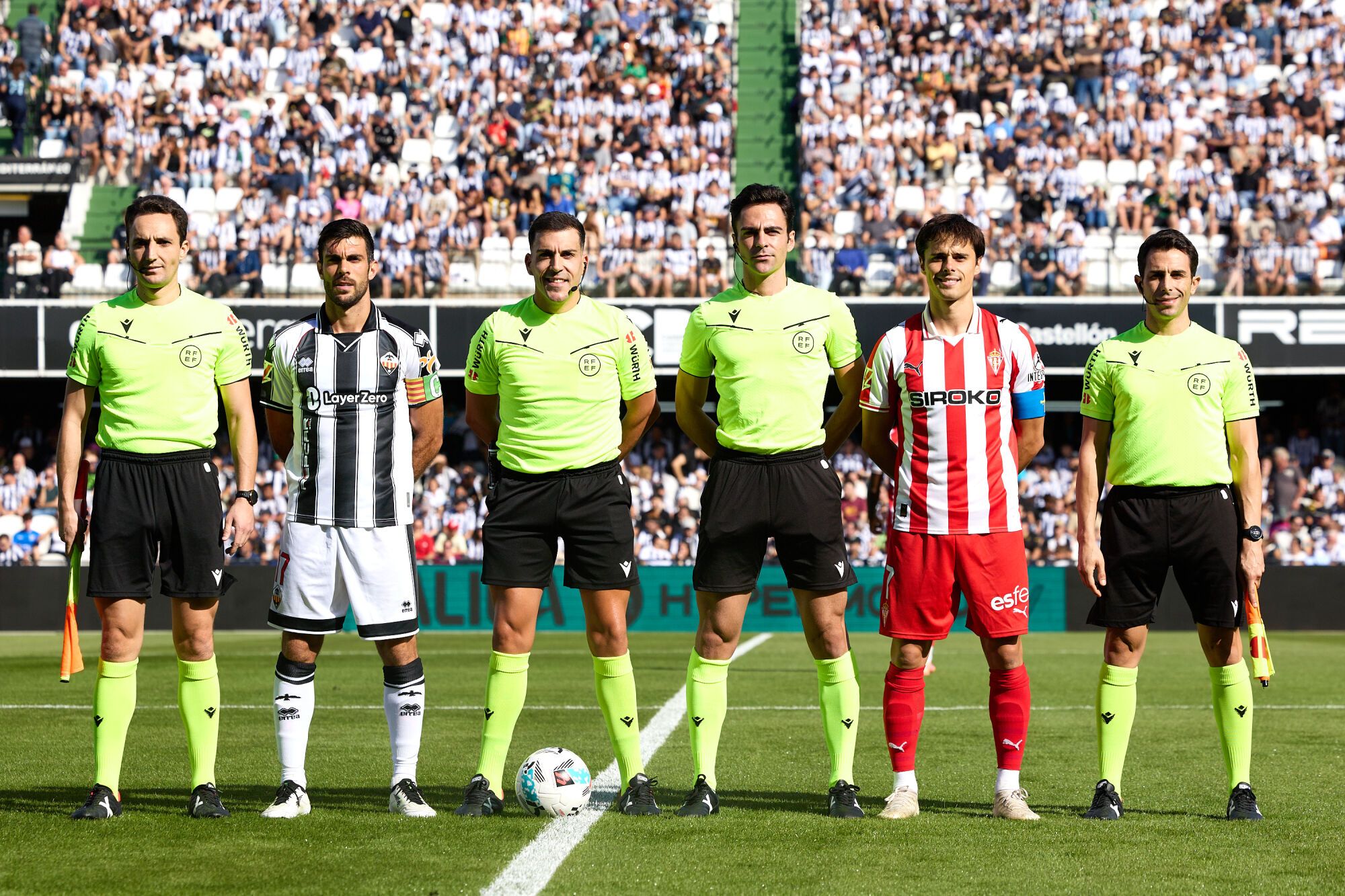 Fútbol. Partido correspondiente a la jornada 8 de Segunda División temporada 2025-2026 entre el CD Castellón y el Sport. Gijón. Nou Estadi Castalia Partido CD Castellon - Sporting Gijon