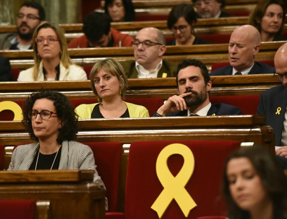 Constitució del nou Parlament de Catalunya