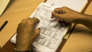 Imagen de archivo de la contabilidad de una empresa