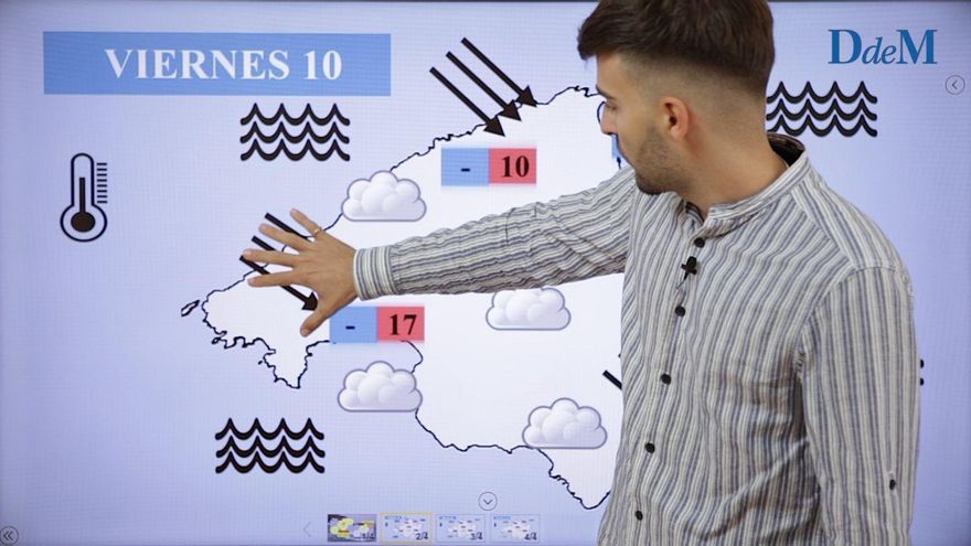 El tiempo del fin de semana en Mallorca: aviso naranja por viento de más de 100 km/h