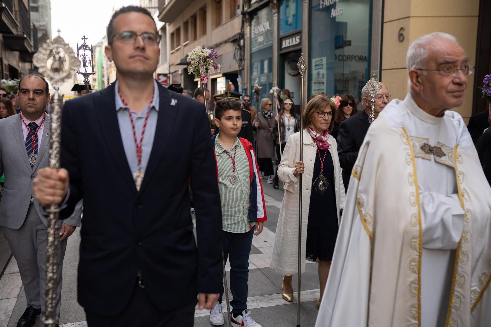 GALERÍA | Así ha sido el encuentro de Jesús Resucitado y su madre en la Plaza Mayor