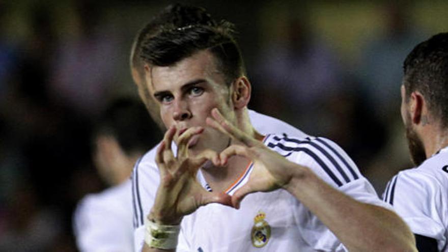 Bale durante el partido contra el  Villarreal