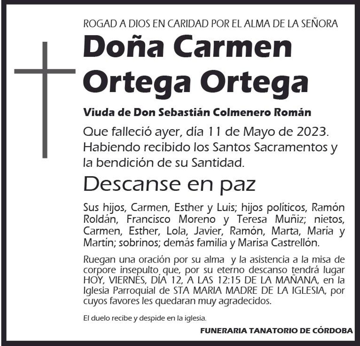 Carmen Ortega Ortega