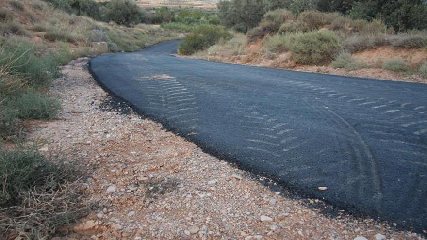 Concluyen las obras de asfaltado en los caminos rurales de Lagata