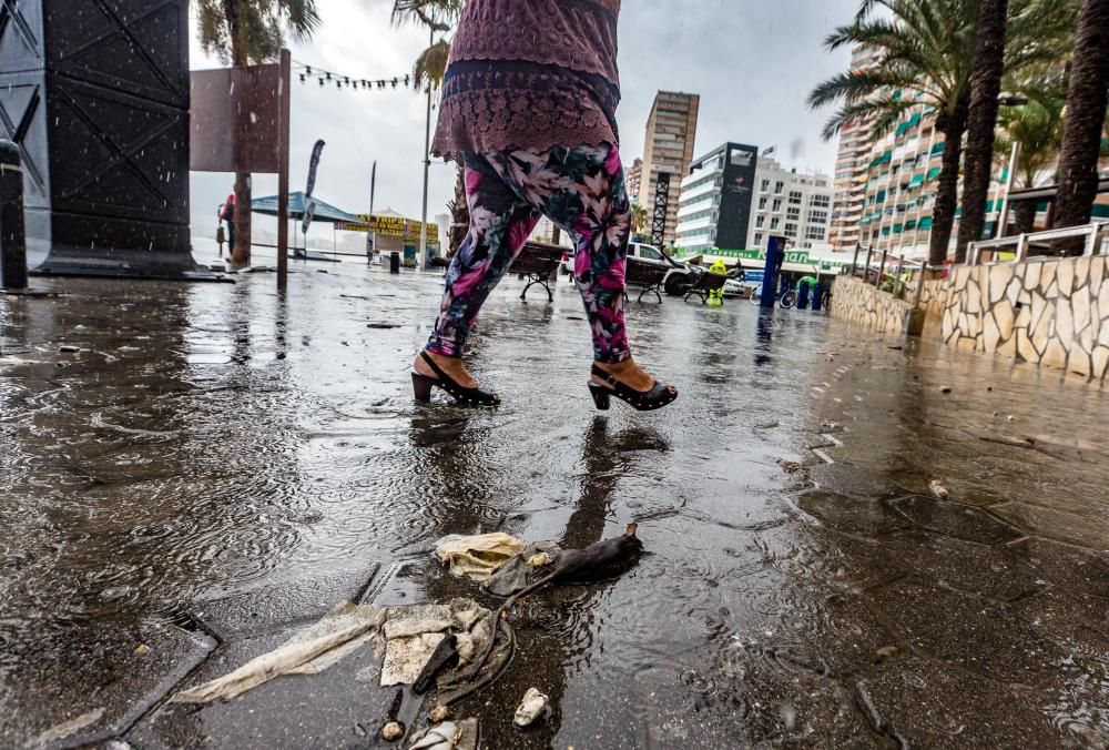 Tromba de agua en Benidorm