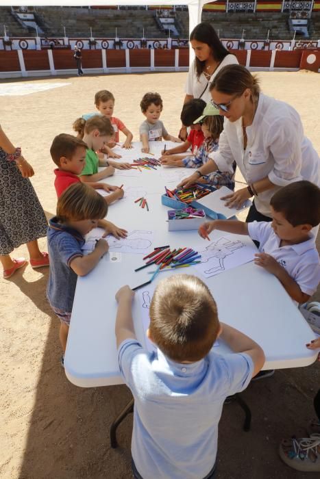 Toros para niños en El Bibio