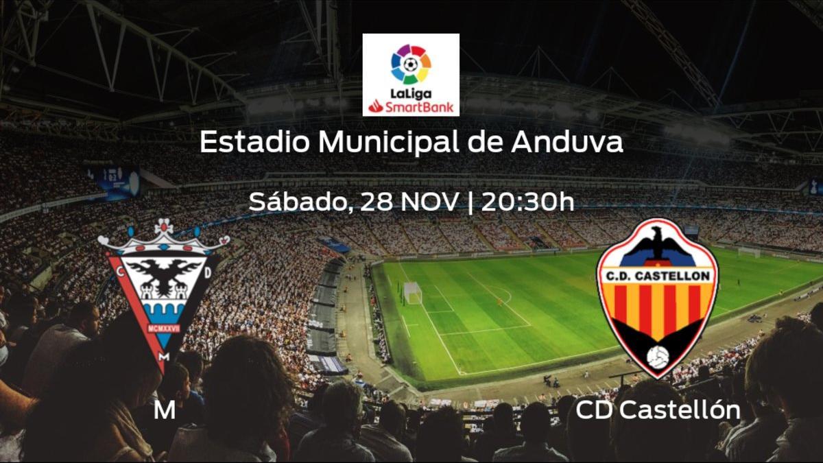 Jornada 15 de la Segunda División: previa del encuentro CD Mirandés - Castellón
