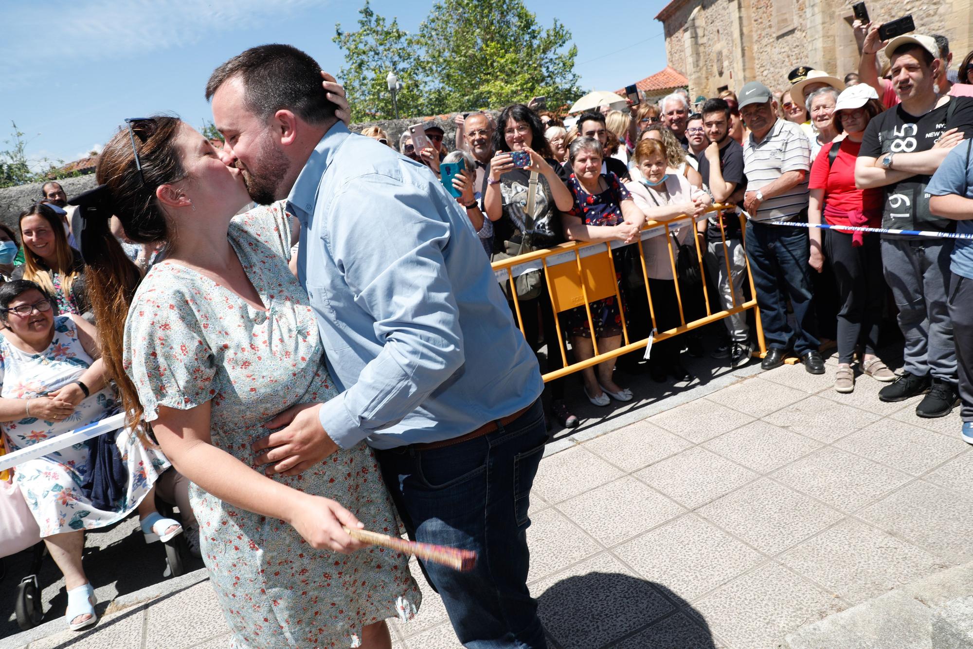 EN IMÁGENES: Así fue el regreso de la tradición del Rito del Beso en la ermita de La Luz