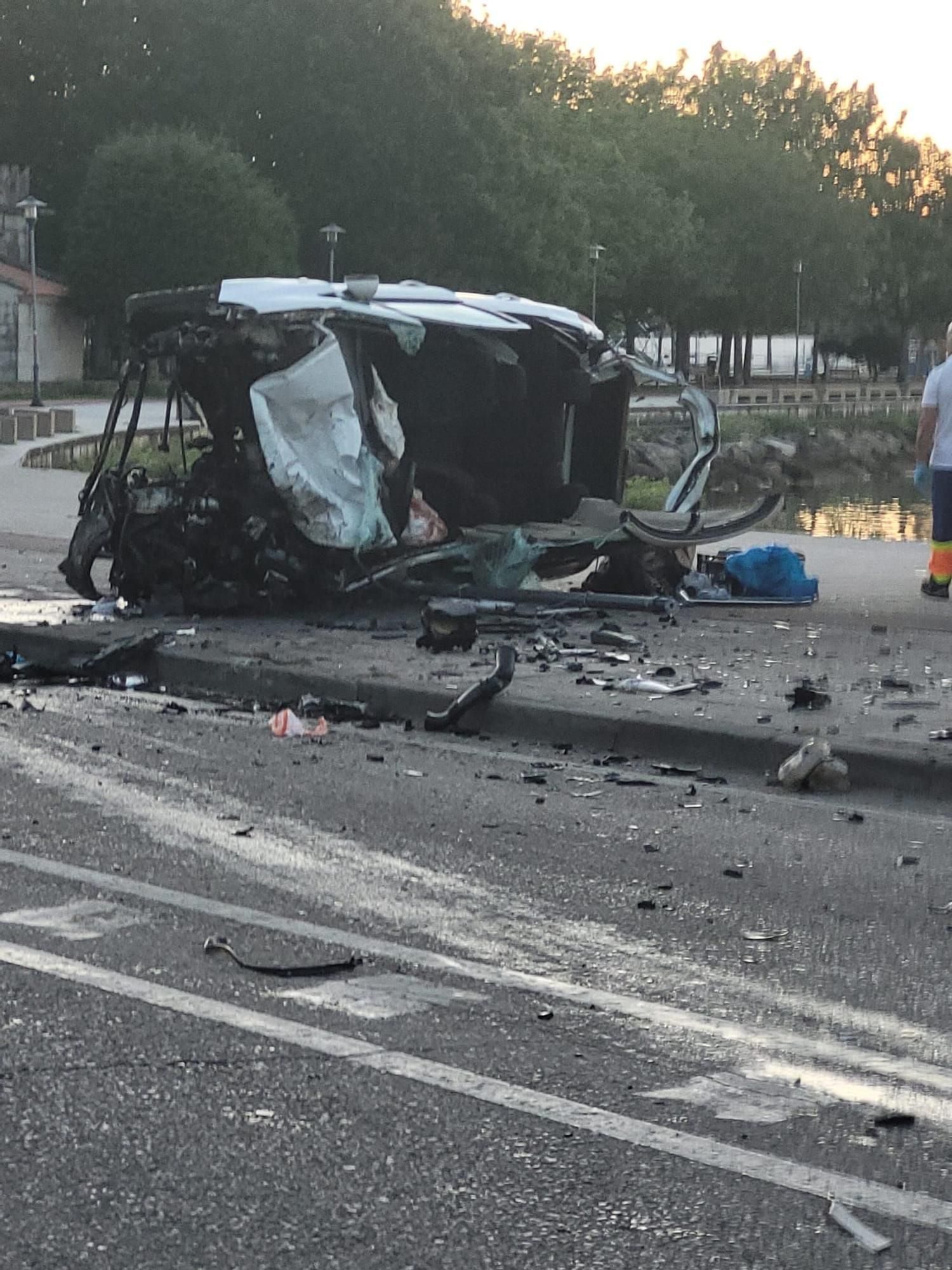 Accidente mortal en Cangas