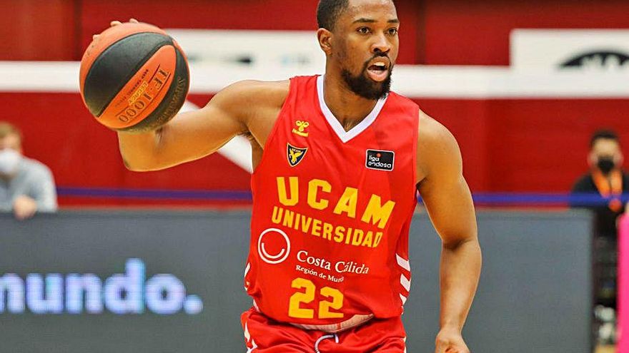 Isaiah Taylor, en el partido ante el Acunsa GBC.