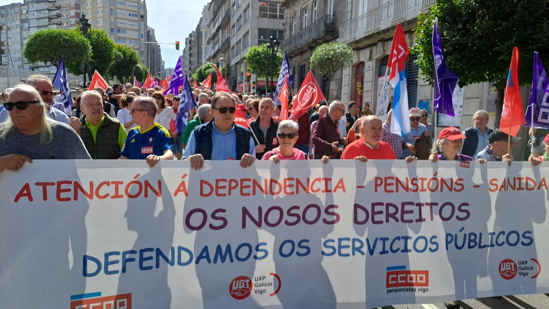 Primero de Mayo: las manifestaciones del Día del Trabajo toman Vigo